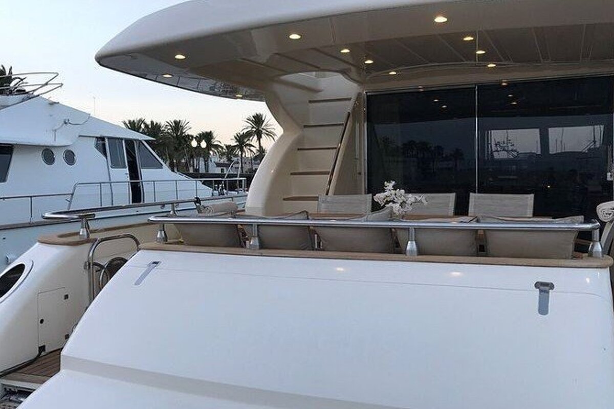 Astondoa 72GLX 23m Motor Yacht, Club de Mar - Palma stern