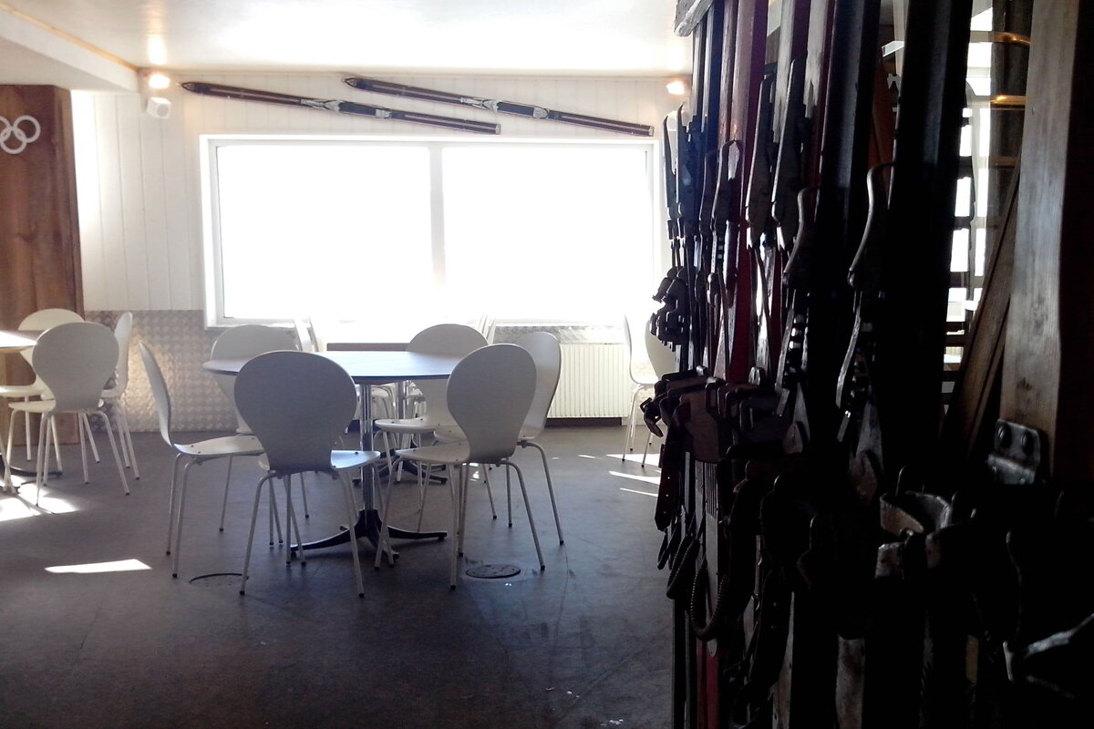 L'Olympique Restaurant, Verbier interior