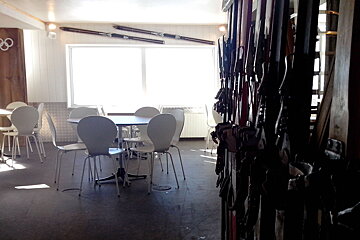 L'Olympique Restaurant, Verbier interior