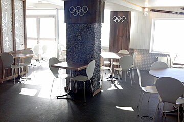 L'Olympique Restaurant, Verbier interior