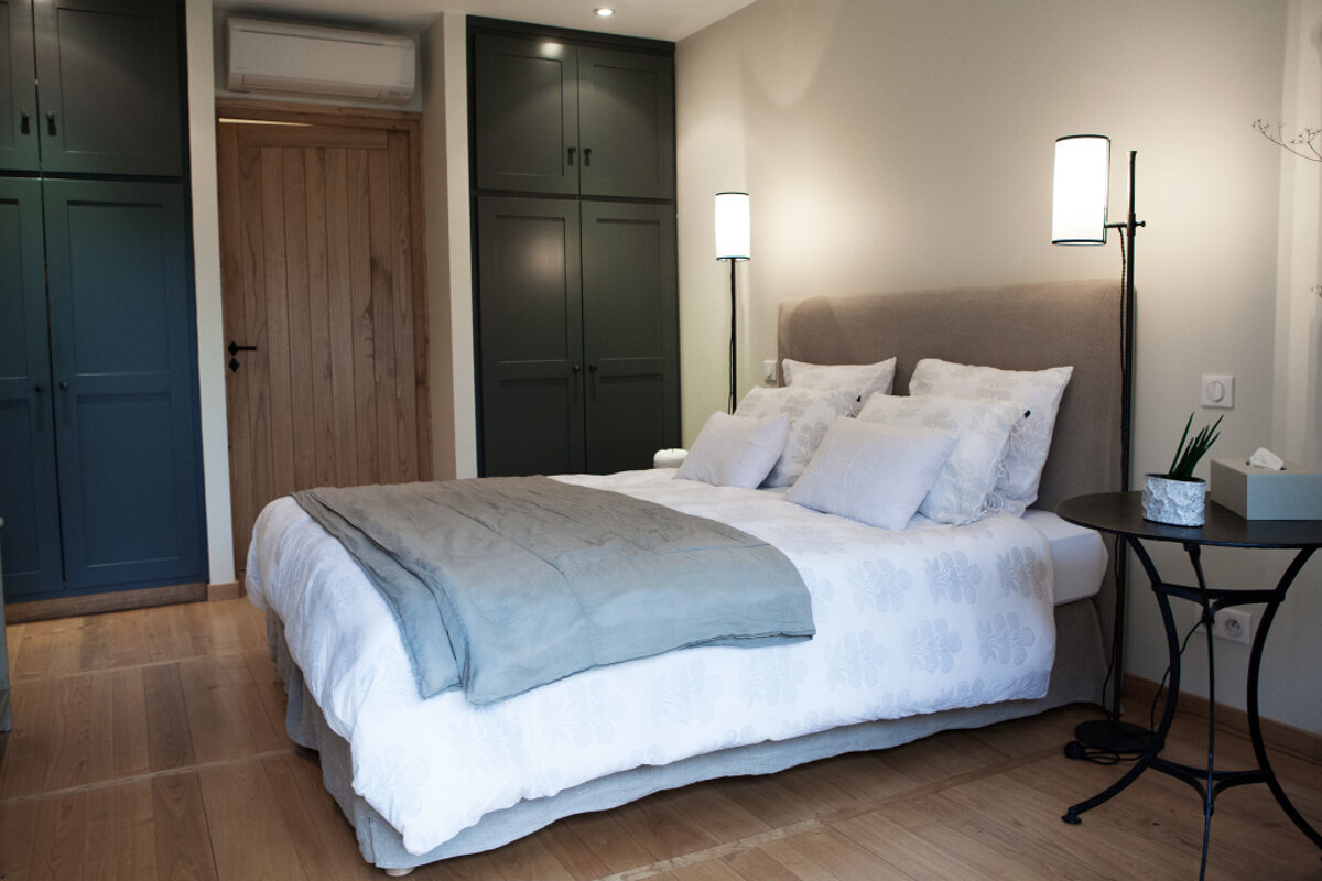 Les Jardins de Brantome Hotel, Brantome double bedroom