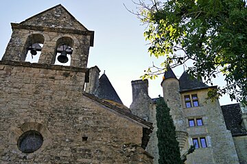 the exterior of the Chapel at Chateau du Montal