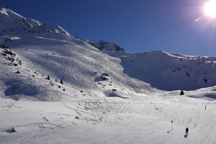 Chilling out in Les Arcs