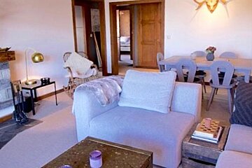 Cimeblanche 8 Apartment, Verbier - Centre living-room
