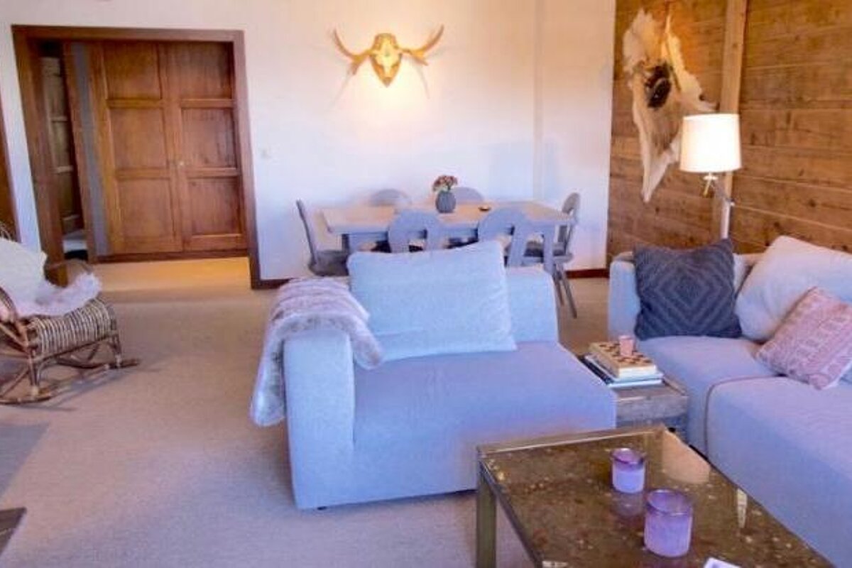 Cimeblanche 8 Apartment, Verbier - Centre living-room