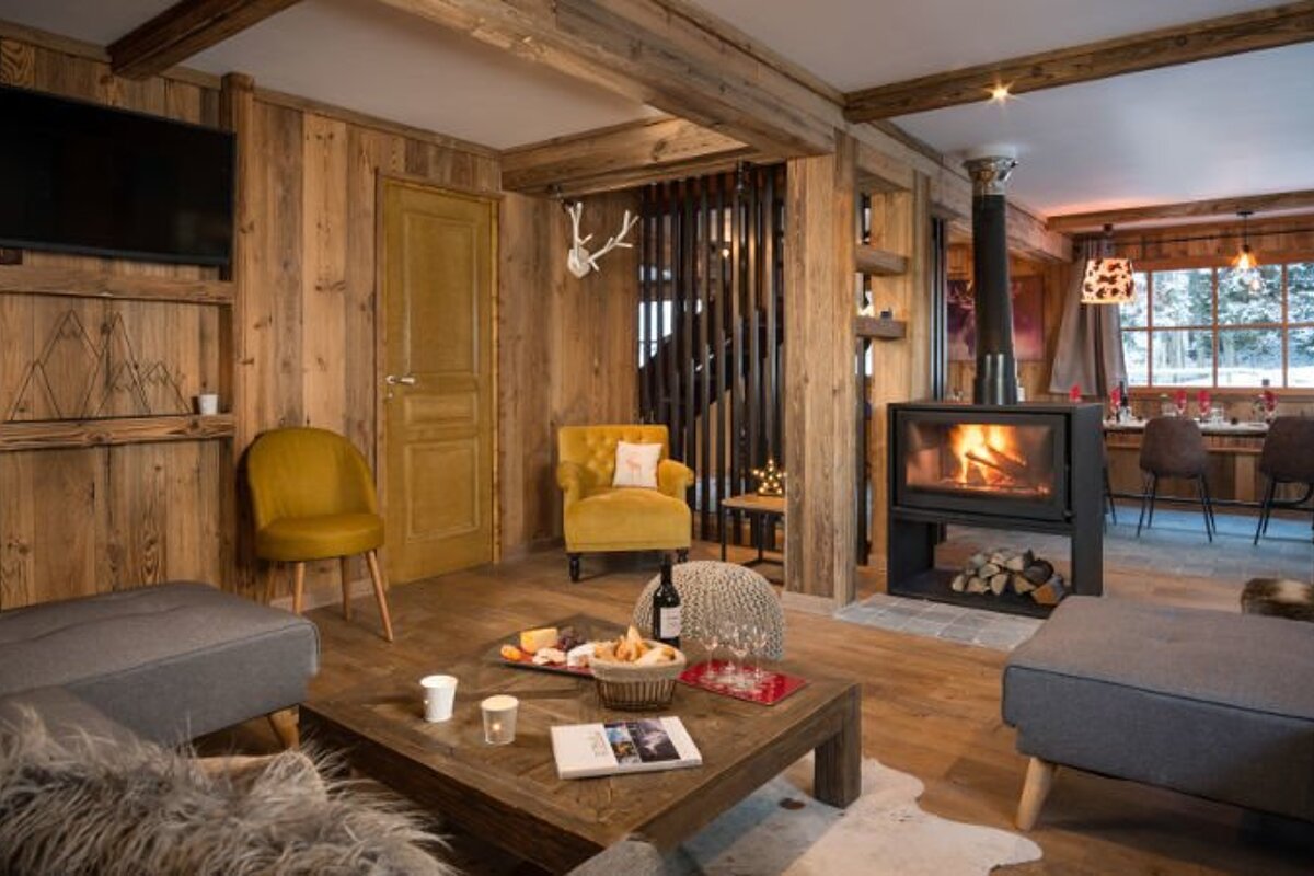 Clementine Chalet, La Tania lounge
