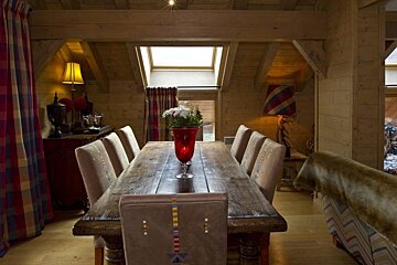 L'Aiglon 34 Apartment, Val d'Isere - Centre dining room