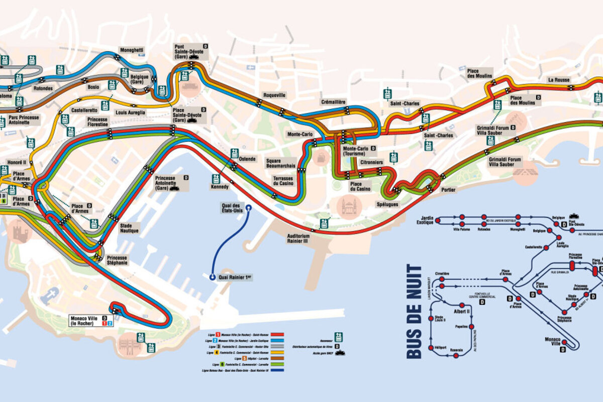 About the Local Bus Network in Monaco
