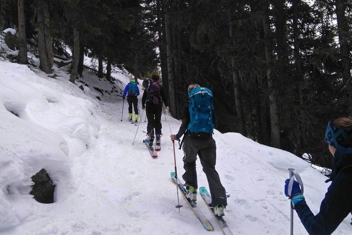 Ski touring in Les Houches
