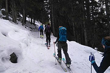 Ski touring in Les Houches