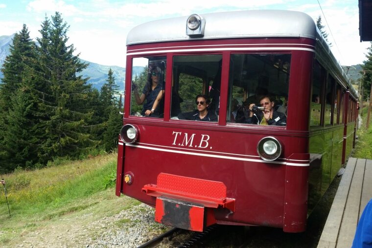 scenic trains in Chamonix
