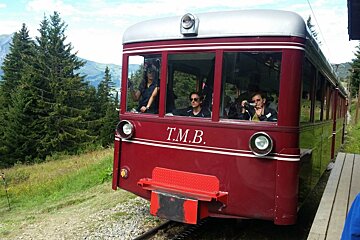 scenic trains in Chamonix