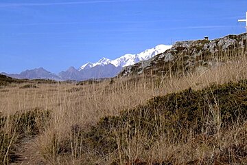 mountain pastures in val thorens