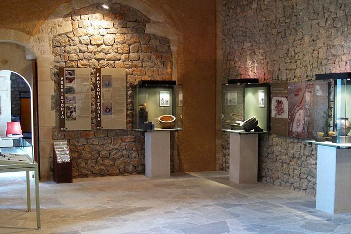 a room inside the history museum manacor mallorca