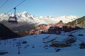 ski area in les arcs