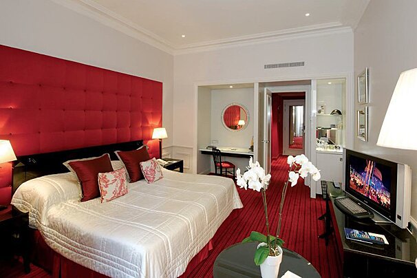 Hotel de Paris Hotel, Monaco double bedroom