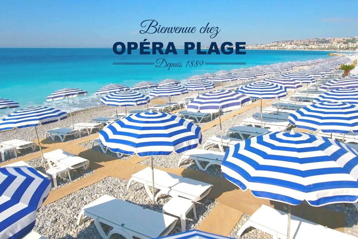 Opera Plage Beach Club, Nice beach