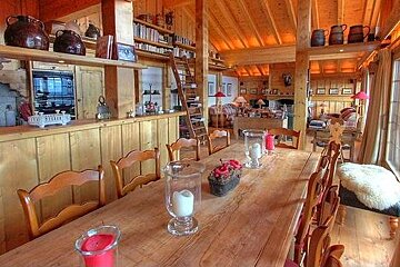 Fleur de Lin Penthouse Apartment, Verbier living-room