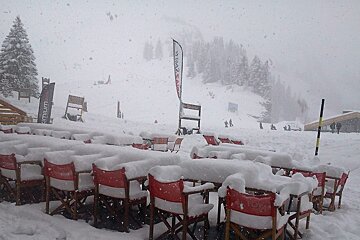 La Poya Restaurant, Avoriaz restaurant terrasse