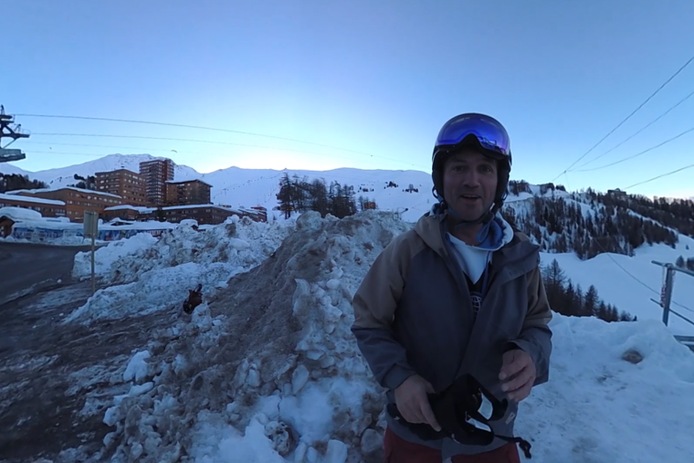Riding La Plagne's Super Tyro
