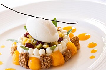 Benvengudo Restaurant, Les Baux dessert