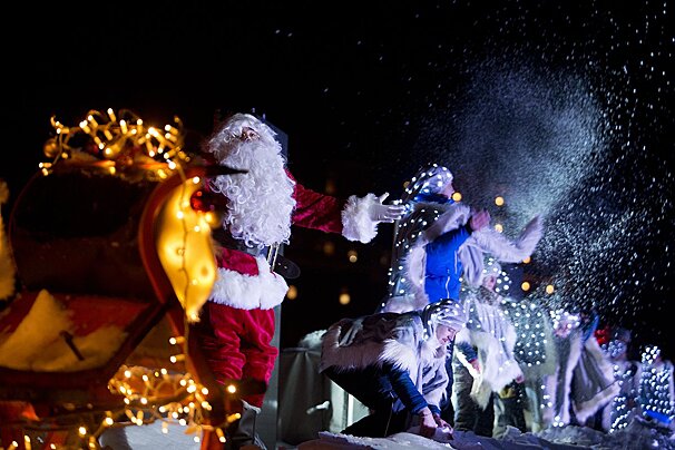 Father Christmas in Avoriaz