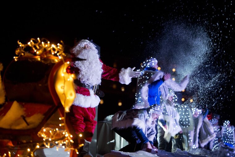 Father Christmas in Avoriaz