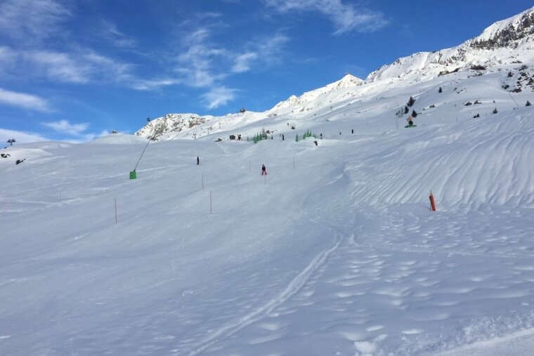The sun has returned to Alpe d'Huez