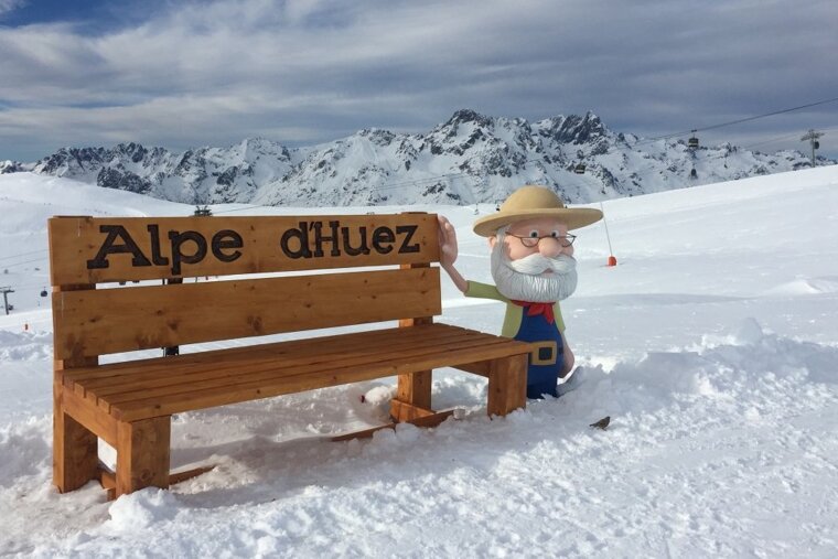 The sun has returned to Alpe d'Huez