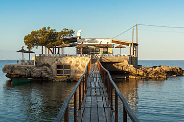 Illeta Restaurant, Camp de Mar exterior