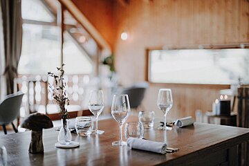 Interior of Kern restaurant 