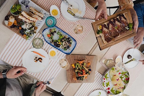 table of tapas at Miro
