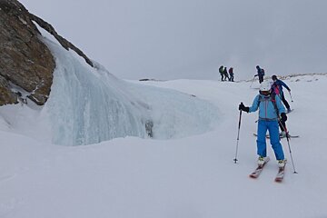 ice sheets in the mountains