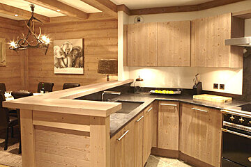 Choucas 206 Apartment, Val d'Isere centre kitchen