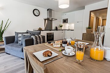 K2 Residence - 12 Apartment, Les Gets kitchen