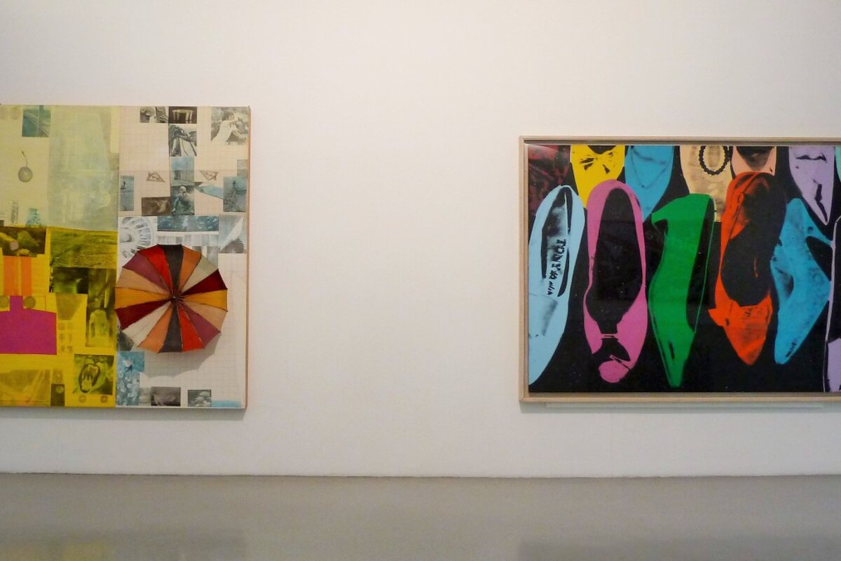 Robert Rauschenberg & Andy Warhol