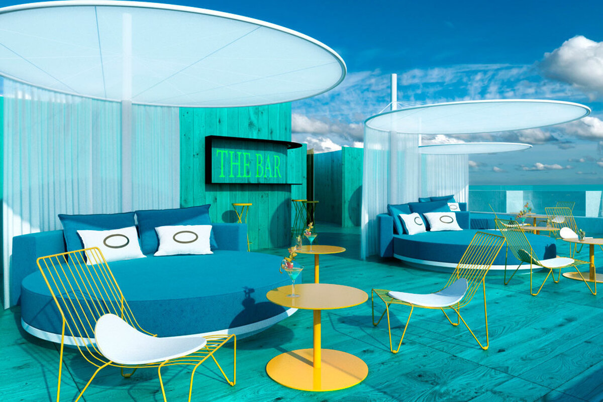 Santos Dorado Suites Hotel, Playa d'en Bossa terrace