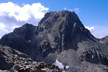 Chamonix hiking route from Brevent Planpraz to Lac Cornu