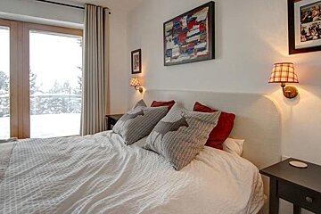 Pierre Avoi Apartment, Verbier - Centre living-room
