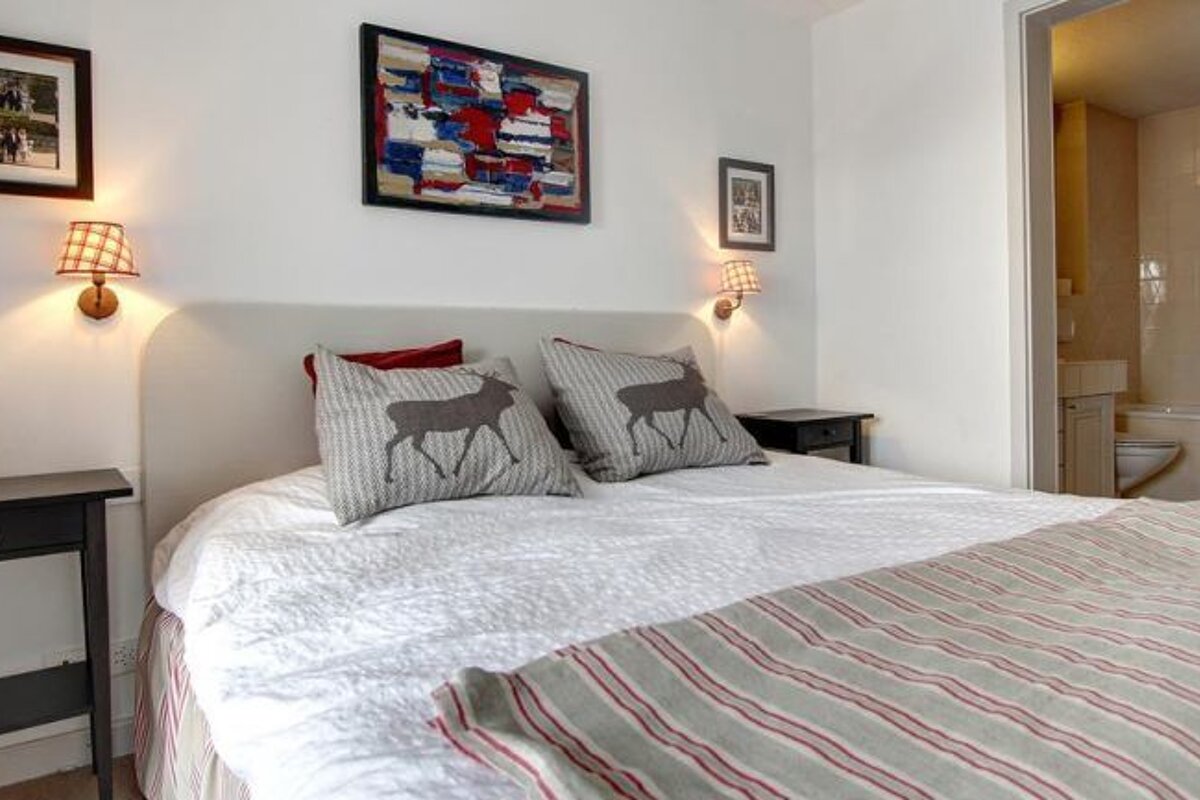 Pierre Avoi Apartment, Verbier - Centre living-room