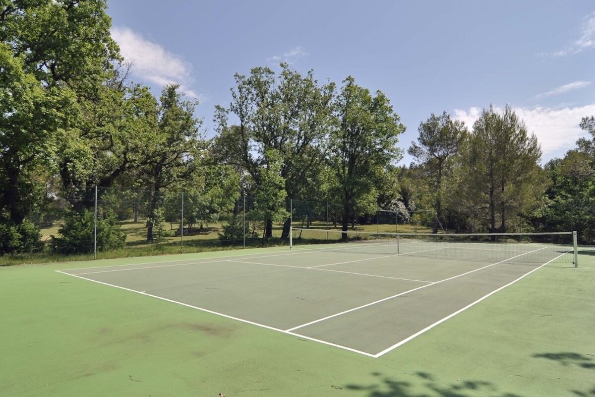 a tennis court
