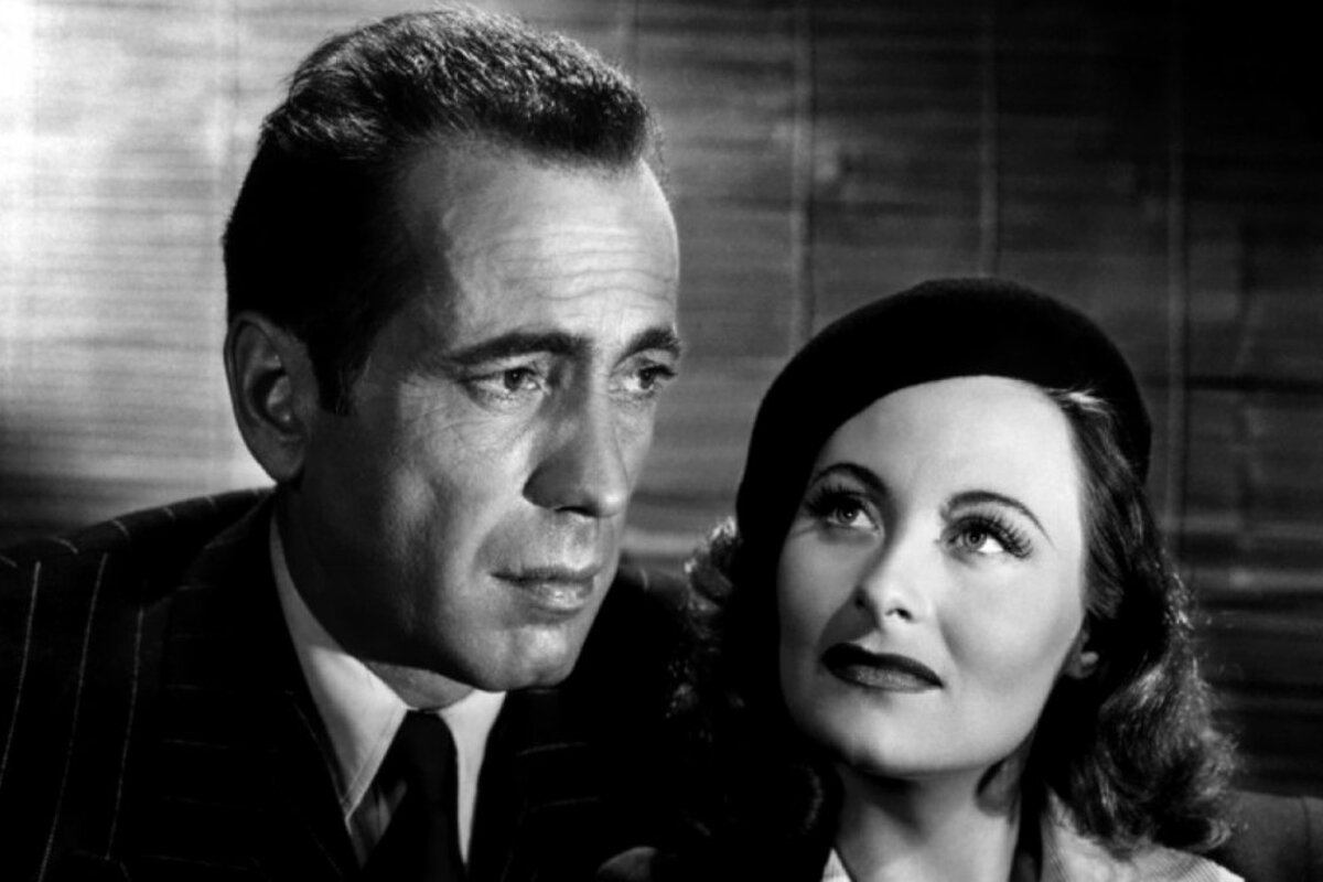 Humphrey Bogart & Michele Morgan