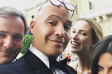 Billy Zane & friends at the Red Cross Gala Monaco 2017
