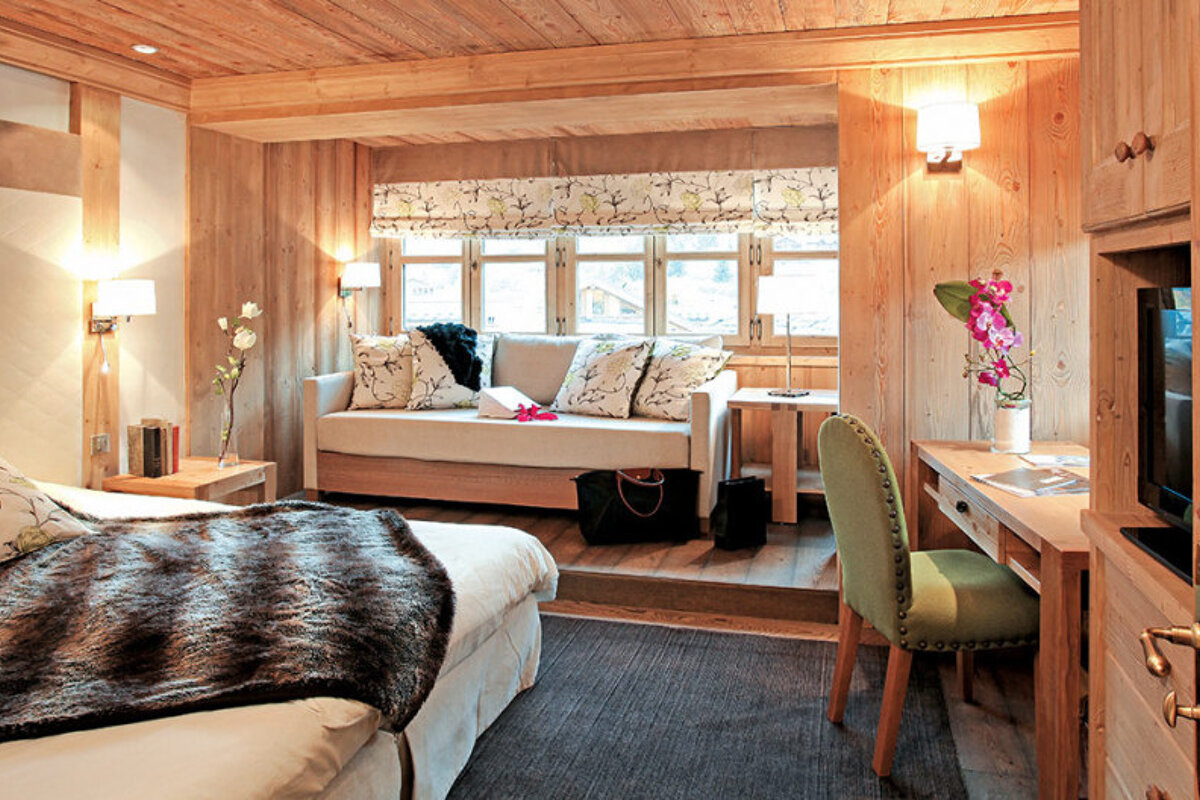 a picture of a hotel suite at Les Peupliers Hotel, Courchevel Le Praz