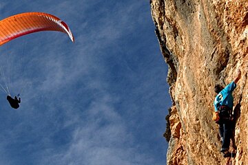 Mountain flying and climbing