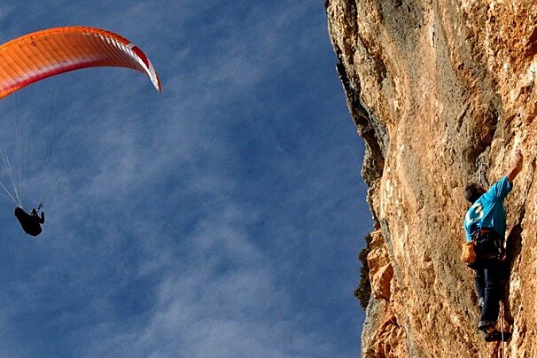 Mountain flying and climbing
