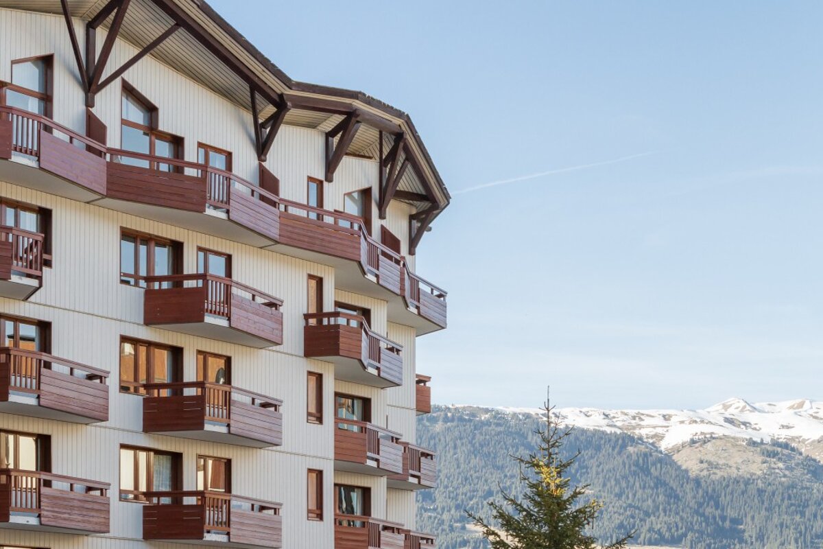 Le Britania Residence, La Tania exterior