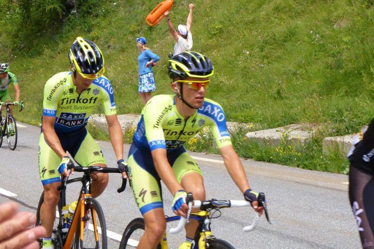 Team mates working together