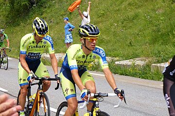 Team mates working together