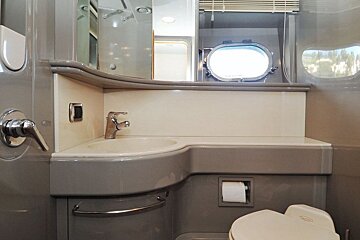 Baia 63' 16m Motor Yacht, Mallorca Island bathroom